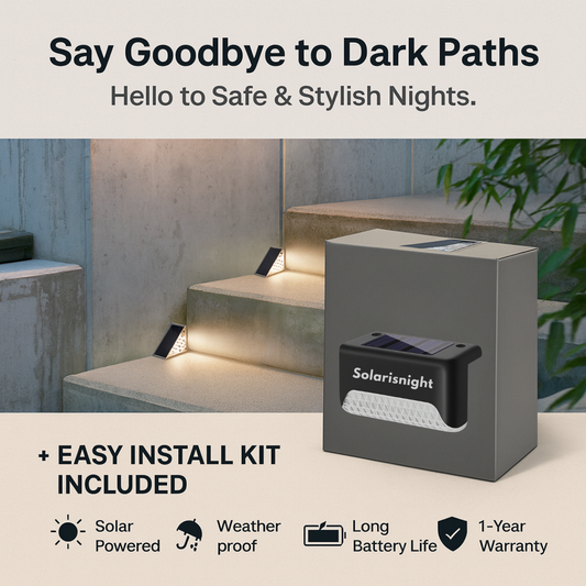 Solarisnight™ EdgeGlow Solar Fence Lights